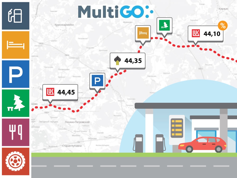 Multigo карта азс